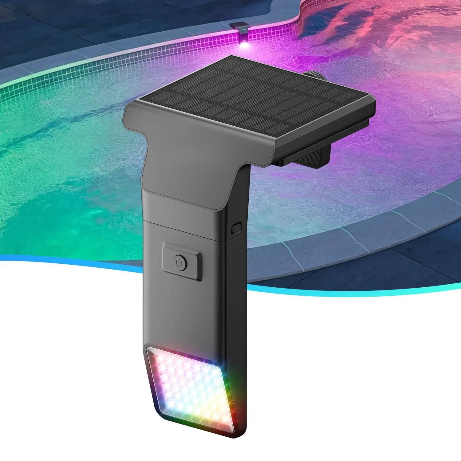 Poolside Solar Light for Swimming Pool
